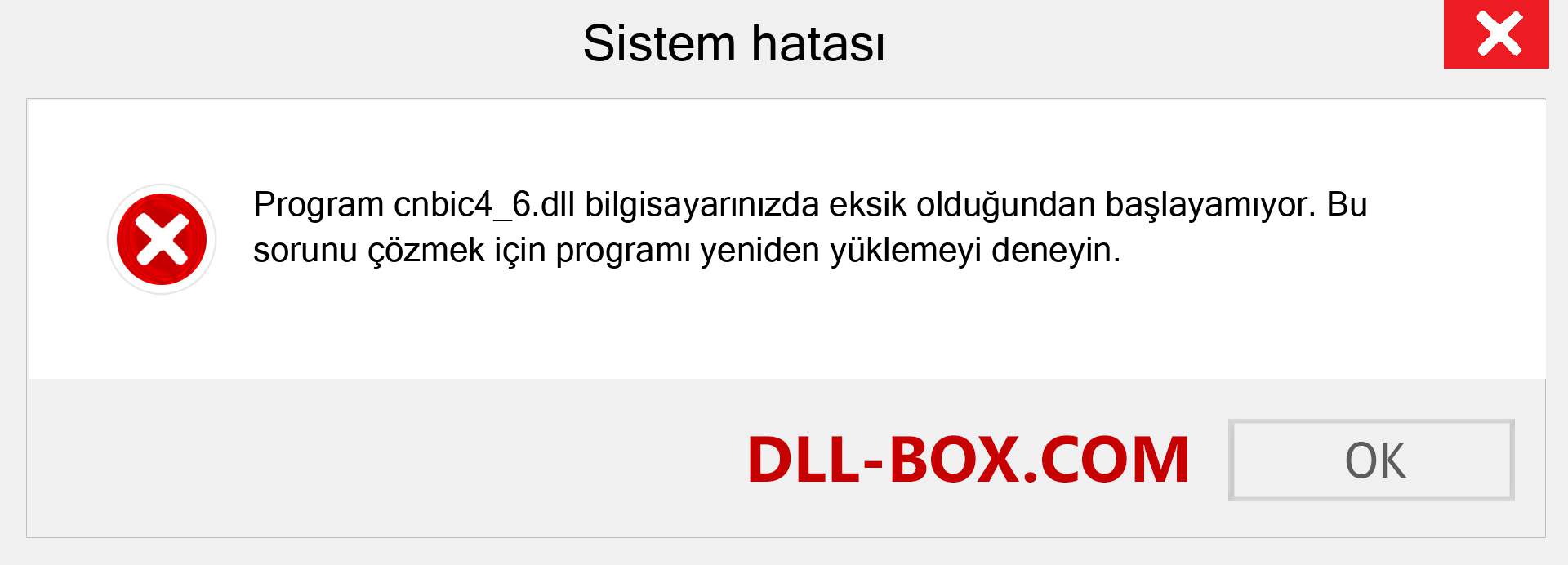 cnbic4_6.dll dosyası eksik mi? Windows 7, 8, 10 için İndirin - Windows'ta cnbic4_6 dll Eksik Hatasını Düzeltin, fotoğraflar, resimler